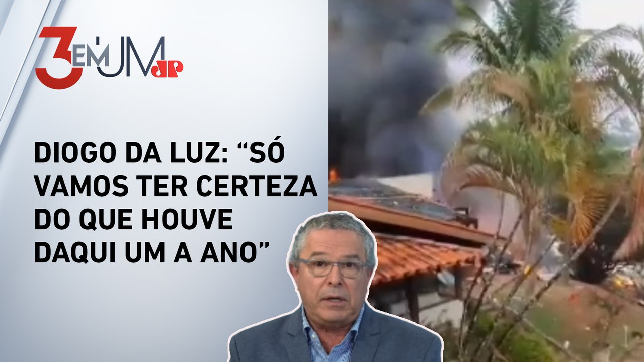 Comentaristas falam sobre acidente de avião em Vinhedo, que deixou 62 mortos