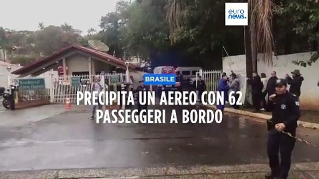 Brasile, precipita aereo con 62 persone a bordo nello Stato di San Paolo: nessun sopravvissuto