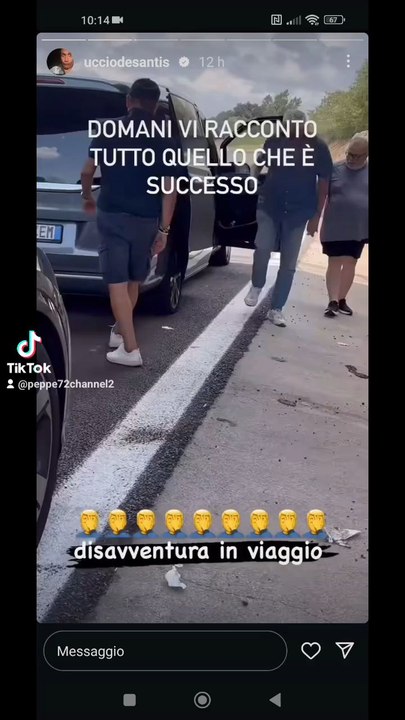 pit stop per ruota bucata