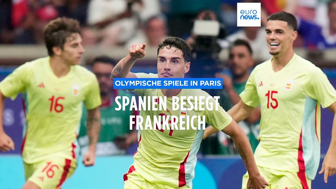 Olympische Spiele in Paris: Spanien gewinnt Fußball-Gold nach einem 5:3-Finalsieg gegen Gastgeber Frankreich in einem packenden Finale