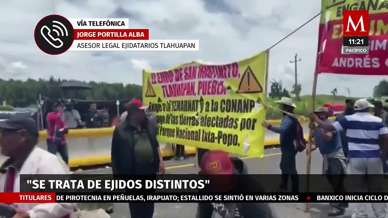 Asesor legal de ejidatarios acusa campaña de linchamiento de la Fiscalía por bloqueo en la México-Puebla