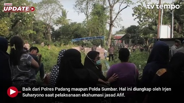 Kapolda Sumbar Pastikan Proses Ekshumasi Afif Maulana Tak Libatkan Dokkes Polri