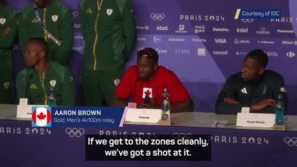 Canada ‘never stopped believing’ in collective strength to win relay gold