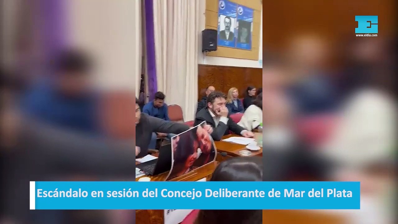 Escándalo en una sesión del Concejo Deliberante de Mar del Plata