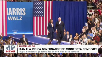 Kamala Harris indica governador de Minnesota como vice nos EUA | JP INTERNACIONAL