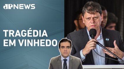 Tarcísio anuncia operação de suporte às famílias das vítimas da queda de avião; Vilela comenta