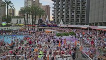 Benidorm streets filled with England fans! ENG VS NL