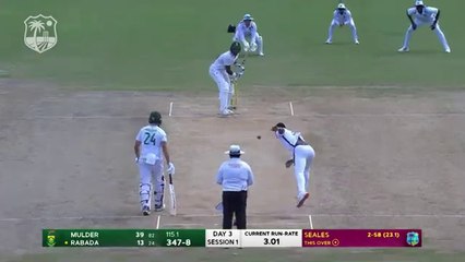 South Africa vs West indies 1st Test Day 3 Highlights
