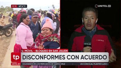 Bloqueo por biotecnología: En Beni se suman a la medida de presión y San Julián volvió a cerrar el paso en la carretera