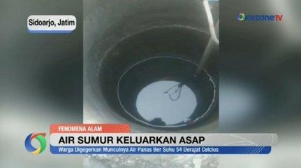 Fenomena Air Sumur Keluarkan Asap di Sidoarjo