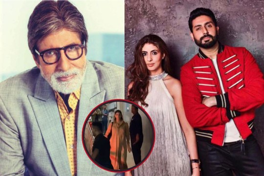 घबराई हुई हालत में अमिताभ बच्चन की बेटी श्वेता हिंदूजा हॉस्पिटल के बाहर हुई स्पॉट