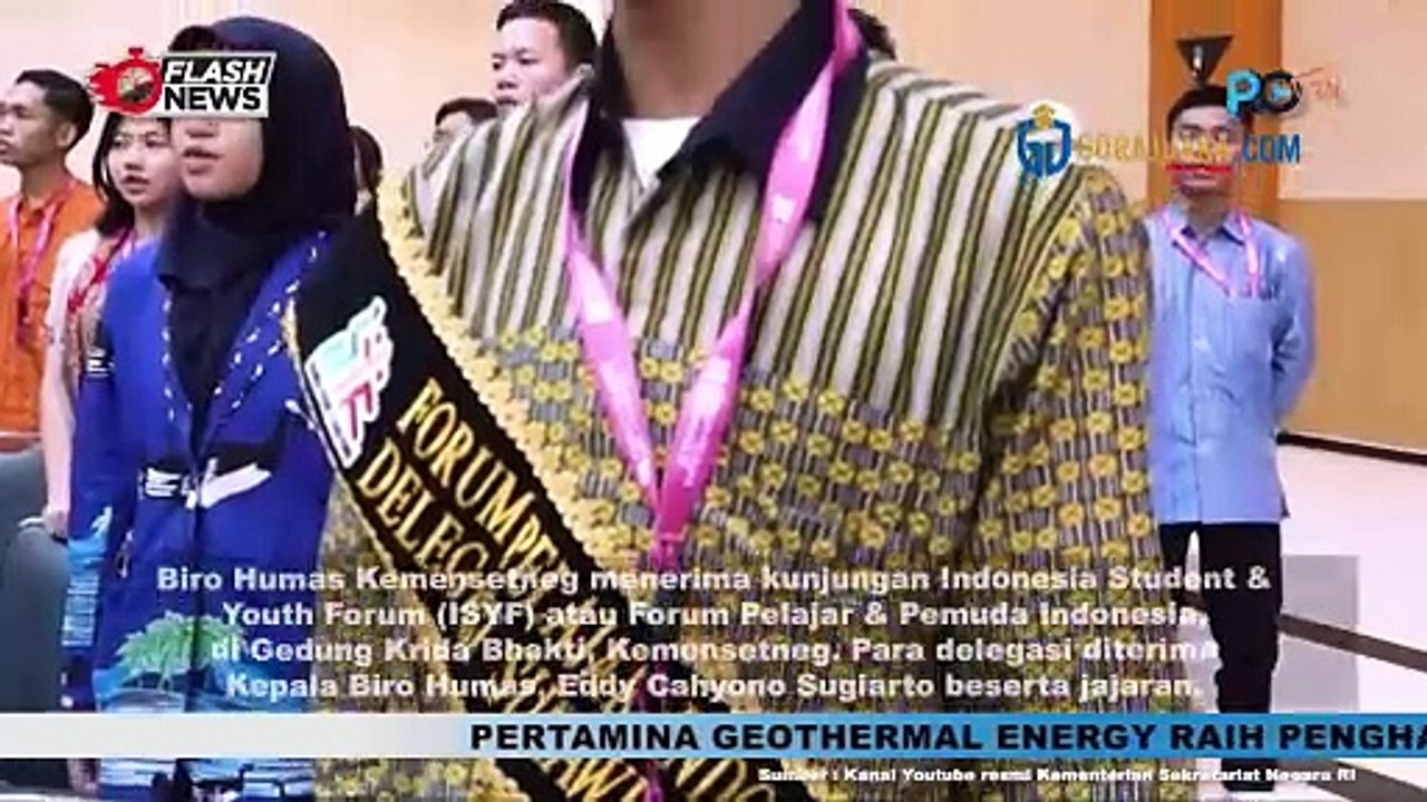 TERIMA KUNJUNGAN FORUM PELAJAR INDONESIA KEMENSETNEG AJAK PEMUDA UNTUK SEMARAKKAN PERINGATAN HUT RI KE 79