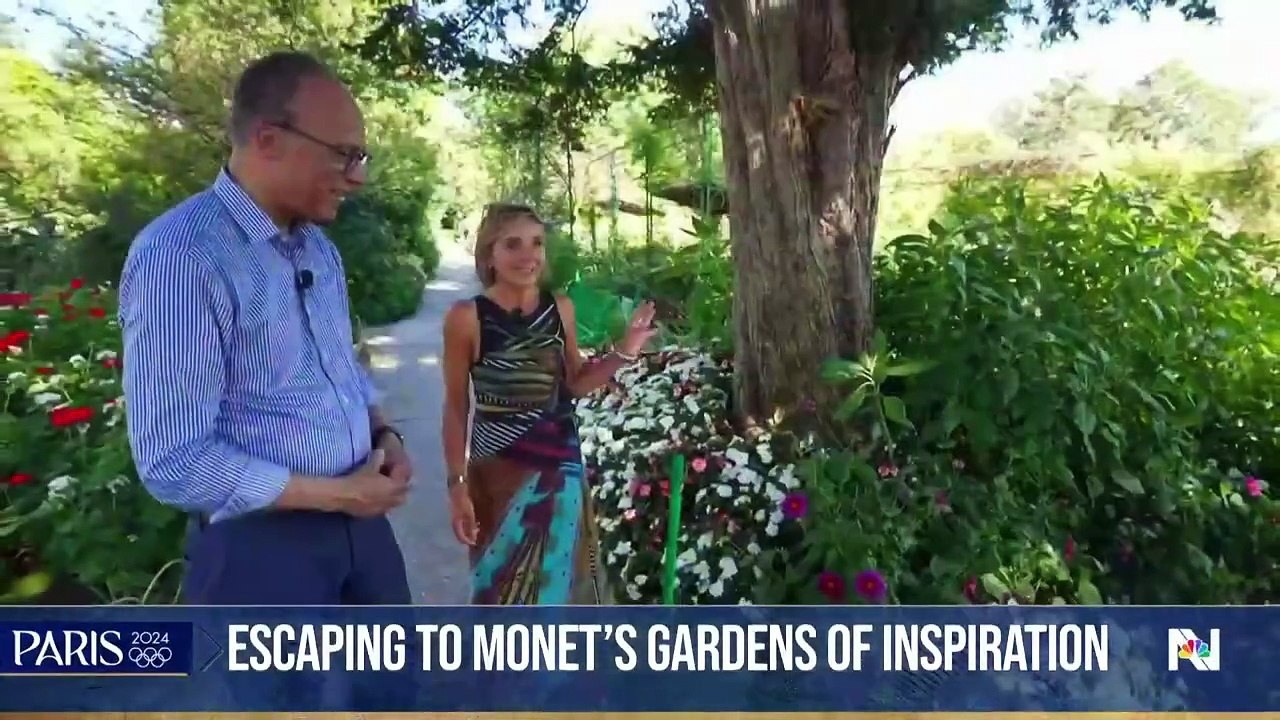 Beyond the Olympics , a walk through the gardens that inspired Claude Monet