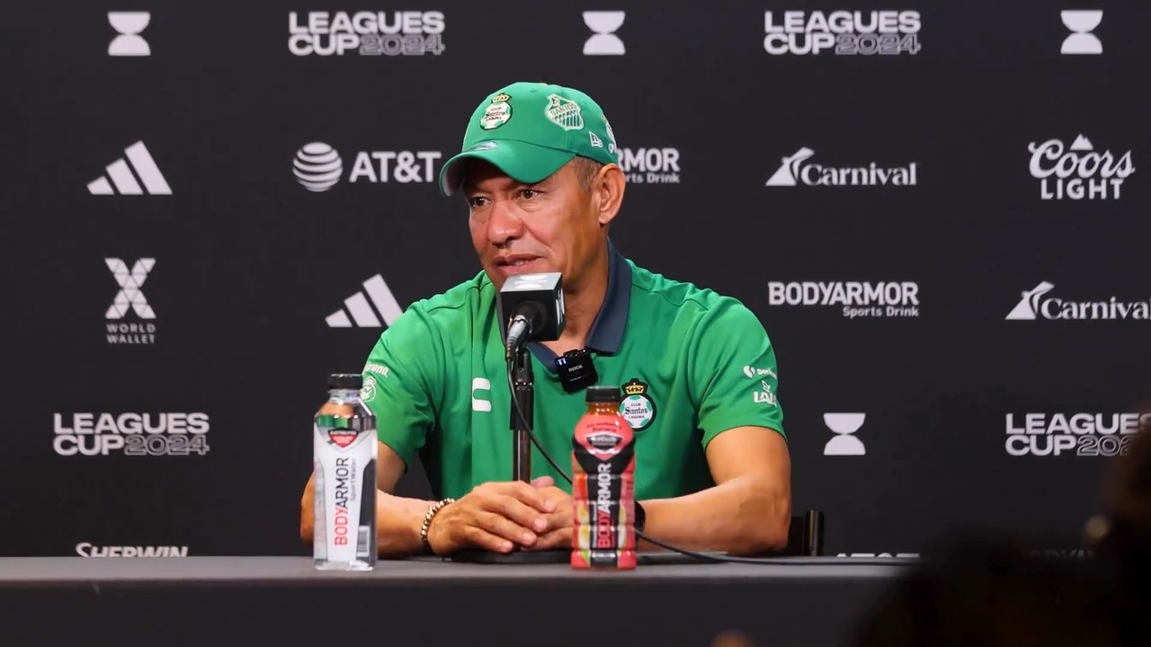 Ambriz tras eliminación de Santos en Leagues Cup: "En el futbol, no tienes resultados y ya viene otro"
