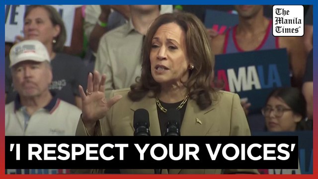 Harris woos Palestinian supporters, calls for ceasefire