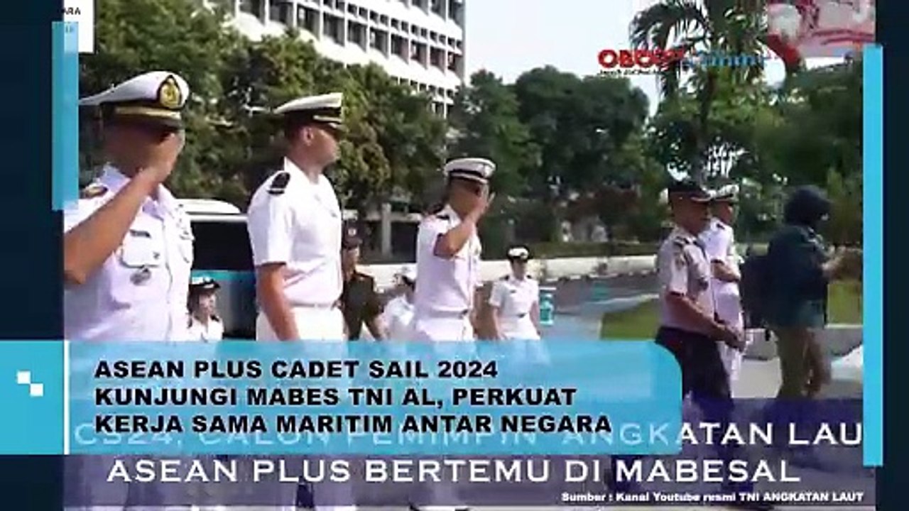 ASEAN PLUS CADET SAIL 2024 KUNJUNGI MABES TNI AL, PERKUAT KERJA SAMA MARITIM ANTAR