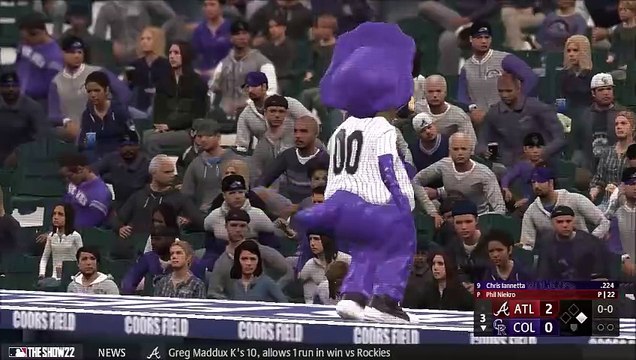 HOFBL Season 2: Braves @ Rockies (6/3) Dave Justice hits league leading 19th homerun, pitching solid