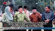 Akbar Tandjung Resmikan Pencanangan Pembangunan Kampus Sekolah Tinggi Agama Islam di Barus, Tapanuli Tengah