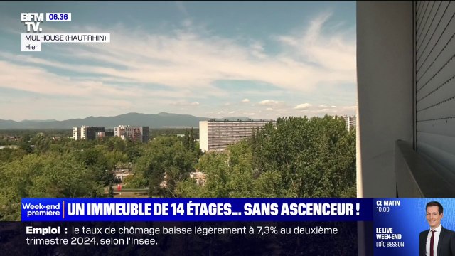 Cet immeuble de 14 étages à Mulhouse est sans ascenseur, un calvaire pour les habitants