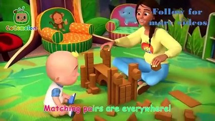Matching Game Song! - Learn Colors & Numbers with JJ _ CoComelon Nursery Rhymes & Kids Songs