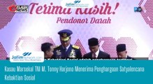 Kasau Marsekal TNI M. Tonny Harjono Menerima Penghargaan Satyalencana Kebaktian Sosial