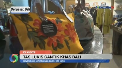 Download Video: Cantiknya Kreasi Tas Lukis Motif Bunga Khas Bali