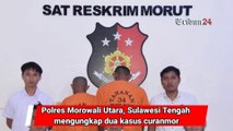 Polres Morowali Utara, Sulawesi Tengah mengungkap dua kasus curanmor