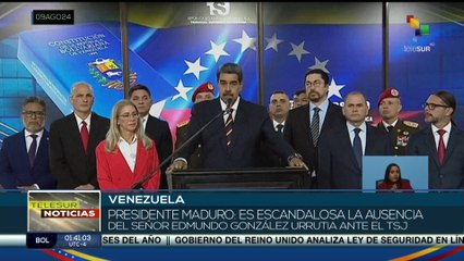 Presidente Maduro compareció ante la sala electoral del TSJ por la paz