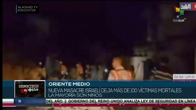 Israel masacra más de 100 civiles palestinos en la Franja de Gaza