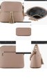 Leather crossbody shoulder Bag
