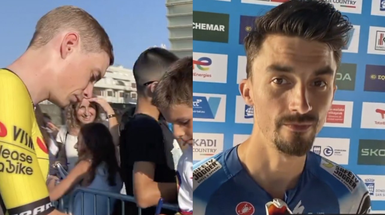 Cyclisme - Clasica San Sebastian 2024 - Jonas Vingegaard, Julian Alaphilippe... sur  la 44e Donostiako Klasikoa