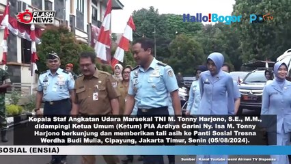 Kasau dan Ketum PIA AG Kunjungi Panti Sosial Budi Mulia: Tunjukkan Kepedulian melalui Tali Asih