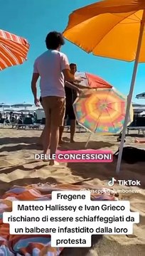 Sciopero dei balneari blitz dei Radicali Italiani a Fregene (VIDEO)