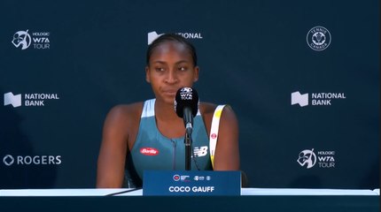 Tennis - Toronto 2024 - Coco Gauff : "I knew I was going to go into this tired"