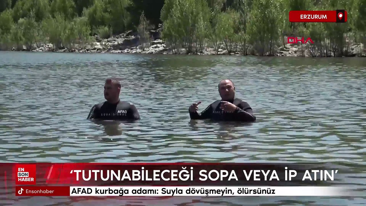 AFAD kurbağa adamı: Suyla dövüşmeyin, ölürsünüz