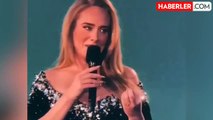 Adele, Münih'teki konserinde erkek arkadaşı Rich Paul ile nişanlandığını doğruladı