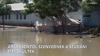 Áradásoktól szenvednek a szudáni menekültek