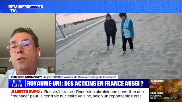 Philippe Mignonet, adjoint (DVD) à la mairie de Calais en charge de la sécurité, sur les émeutes au Royaume-Uni: Il faut que le gouvernement britannique réagisse