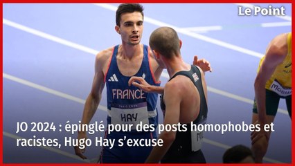 JO 2024 : épinglé pour des posts homophobes et racistes, Hugo Hay s’excuse