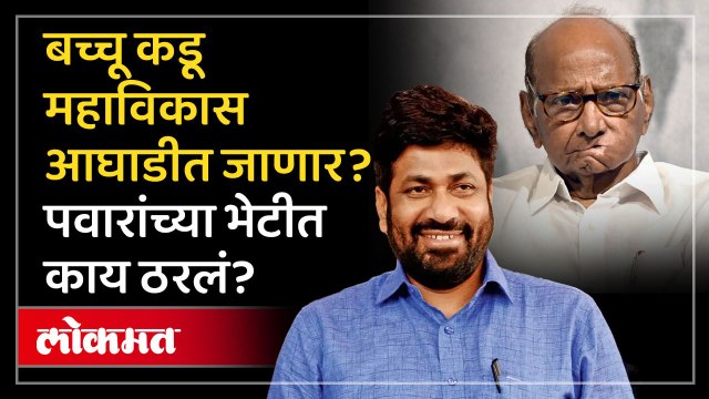 विधानसभेआधी मोठा निर्णय? पवारांच्या भेटीनंतर बच्चू कडूंचं मोठं विधान