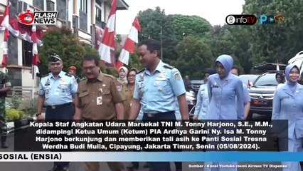 KASAU BERSAMA KETUM PIA AG KUNJUNGI PANTI SOSIAL TRESNA WERDHA BUDI MULIA