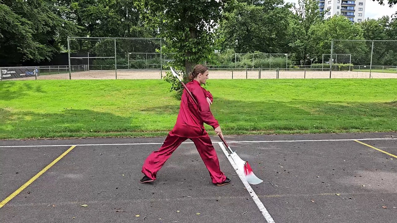 Follow me! Chen style Tai Chi Guan Dao 30 Form - He Yong Gan Martial Arts