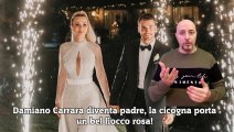 Damiano Carrara diventa padre, la cicogna porta un bel fiocco rosa!