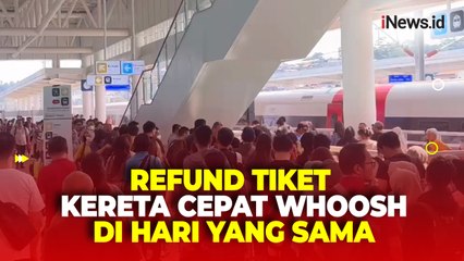 Tingkatkan Kualitas Pelayanan, Dana Refund Tiket Kereta Cepat Whoosh Kini Dikembalikan di Hari yang Sama