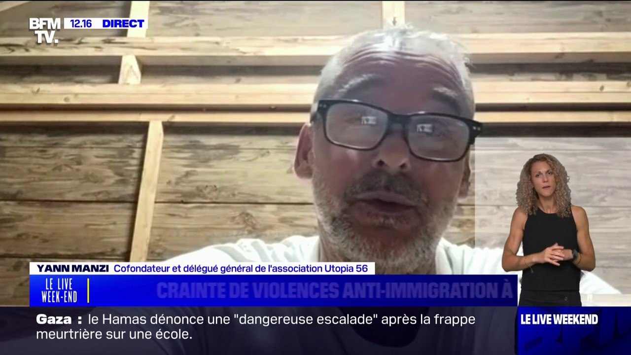 Yann Manzi, cofondateur et délégué général d'Utopia 56: "Ce qu'il se passe en Angleterre, il ne faut pas que ça se passe en France"