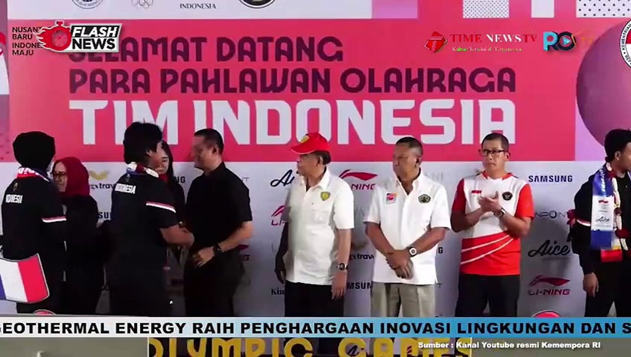 KEMENPORA SAMBUT KEPULANGAN ATLET ATLETIK DAN PANAHAN INDONESIA DARI OLIMPIADE PARIS 2024