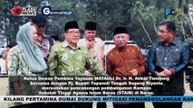 Akbar Tandjung Resmikan Pencanangan Pembangunan Kampus Sekolah Tinggi Agama Islam di Barus, Tapanuli Tengah