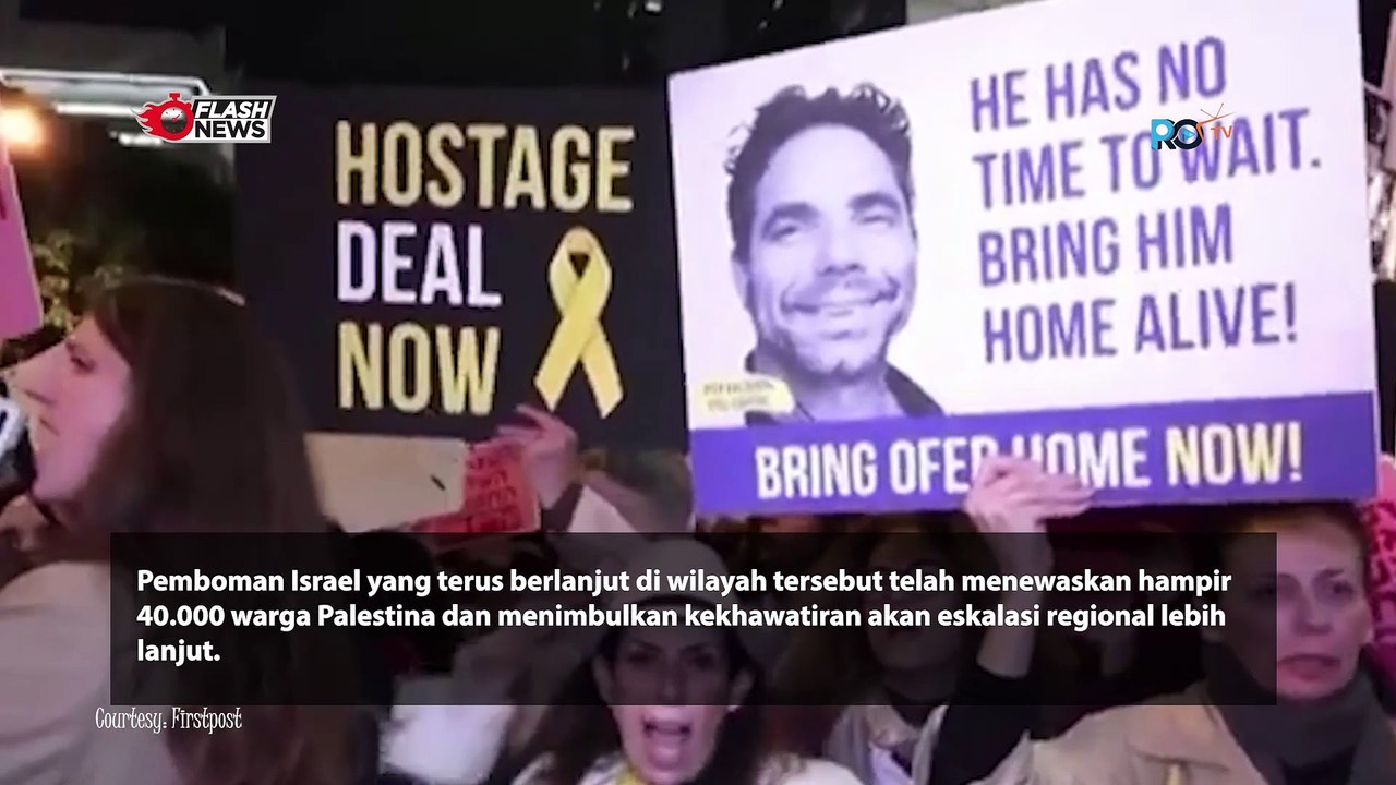 QATAR, MESIR, DAN US UNDANG ISRAEL DAN HAMAS UNTUK LANJUTKAN PERUNDINGAN GENCATAN SENJATA