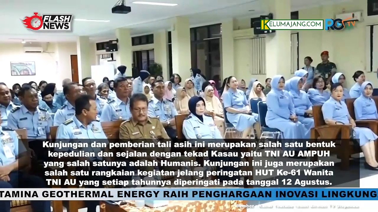 Kasau Bersama Ketum PIA AG Kunjungi Panti Sosial Werda Budi Mulia