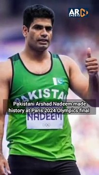 Arshad Nadeem Javelin Throw New Olympics Record